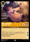 Disney Lorcana Trading Card Game Into the Inklands MR. SNOOPS Inept Businessman