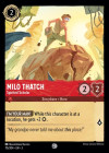 Disney Lorcana Trading Card Game Into the Inklands MILO THATCH Spirited Scholar