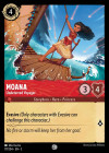 Disney Lorcana Trading Card Game Into the Inklands MOANA Undeterred Voyager