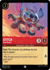 Disney Lorcana Trading Card Game Into the Inklands STITCH Little Rocket