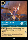 Disney Lorcana Trading Card Game Into the Inklands CAPTAIN AMELIA First in Command