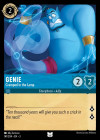 Disney Lorcana Trading Card Game Into the Inklands GENIE Cramped in the lamp