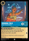 Disney Lorcana Trading Card Game Into the Inklands GRAMMA TALA Keeper of Ancient Stories