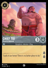 Disney Lorcana Trading Card Game Into the Inklands CHIEF TUI Proud of Motunui