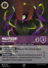 Disney Lorcana Trading Card Game Into the Inklands MALEFICENT Mistress of All Evil