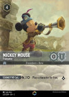 Disney Lorcana Trading Card Game Into the Inklands MICKEY MOUSE Trumpeter