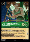 Disney Lorcana Trading Card Game Into the Inklands LYLE TIBERIUS ROURKE Cunning Mercenary