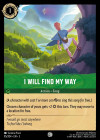 Disney Lorcana Trading Card Game Into the Inklands I WILL FIND MY WAY