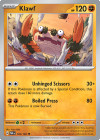 Pokémon Trading Card Game Paradox Rift Klawf