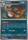 Pokémon Trading Card Game Paradox Rift Thievul (Rev. Holo)