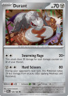 Pokémon Trading Card Game Paradox Rift Durant