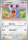 Pokémon Trading Card Game Paradox Rift Loudred