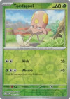 Pokémon Trading Card Game Paradox Rift Toedscool (Rev. Holo)