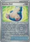 Pokémon Trading Card Game Paradox Rift Snorlax Doll (Rev. Holo)