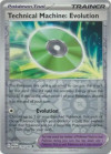 Pokémon Trading Card Game Paradox Rift Technical Machine: Evolution (Rev. Holo)