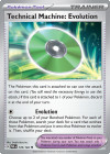 Pokémon Trading Card Game Paradox Rift Technical Machine: Evolution