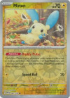 Pokémon Trading Card Game Paradox Rift Minun (Rev. Holo)