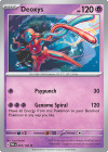 Pokémon Trading Card Game Paradox Rift Deoxys