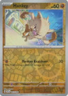 Pokémon Trading Card Game Scarlet & Violet Mankey (Rev. Holo)