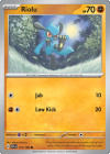 Pokémon Trading Card Game Scarlet & Violet Riolu