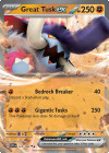 Pokémon Trading Card Game Scarlet & Violet Great Tusk ex