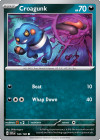 Pokémon Trading Card Game Scarlet & Violet Croagunk