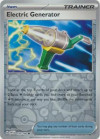 Pokémon Trading Card Game Scarlet & Violet Electric Generator (Rev. Holo)