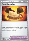 Pokémon Trading Card Game Scarlet & Violet Rock Chestplate