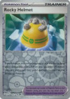 Pokémon Trading Card Game Scarlet & Violet Rocky Helmet (Rev. Holo)