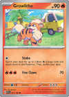 Pokémon Trading Card Game Scarlet & Violet Growlithe