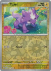 Pokémon Trading Card Game Scarlet & Violet Toxel (Rev. Holo)