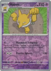 Pokémon Trading Card Game Scarlet & Violet Hypno (Rev. Holo)