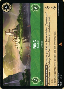 Disney Lorcana Trading Card Game Into the Inklands FANG River City