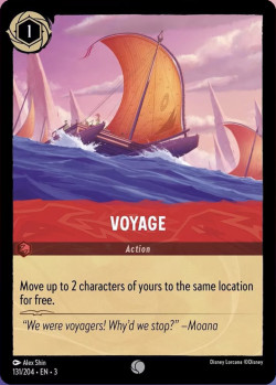 Disney Lorcana Trading Card Game Into the Inklands VOYAGE