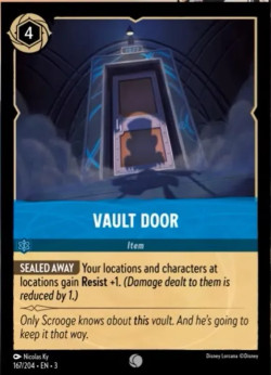 Disney Lorcana Trading Card Game Into the Inklands VAULT DOOR