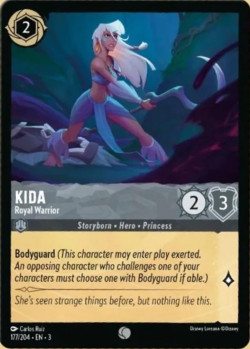 Disney Lorcana Trading Card Game Into the Inklands KIDA Royal Warrior
