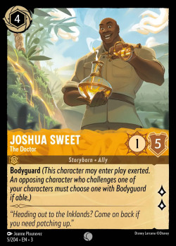 Disney Lorcana Trading Card Game Into the Inklands JOSHUA SWEET The Doctor