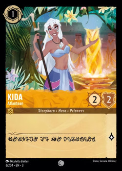 Disney Lorcana Trading Card Game Into the Inklands KIDA Atlantean
