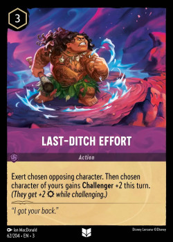 Disney Lorcana Trading Card Game Into the Inklands LAST Ditch Effort