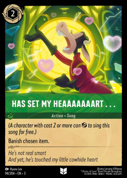 Disney Lorcana Trading Card Game Into the Inklands HAS SET MY HEAAAAAAART . . .