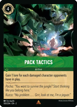 Disney Lorcana Trading Card Game Rise of the Floodborn PACK TACTICS