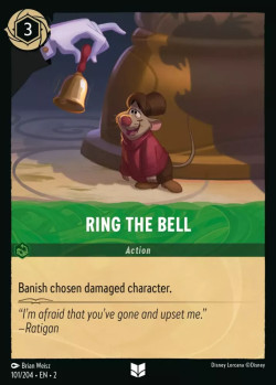 Disney Lorcana Trading Card Game Rise of the Floodborn RING THE BELL