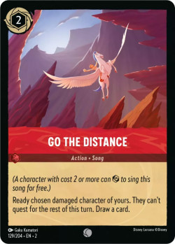 Disney Lorcana Trading Card Game Rise of the Floodborn GO THE DISTANCE