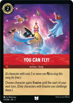Disney Lorcana Trading Card Game Rise of the Floodborn YOU CAN FLY!
