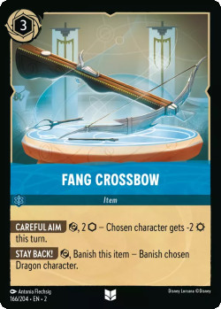 Disney Lorcana Trading Card Game Rise of the Floodborn FANG CROSSBOW