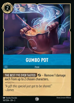 Disney Lorcana Trading Card Game Rise of the Floodborn GUMBO POT