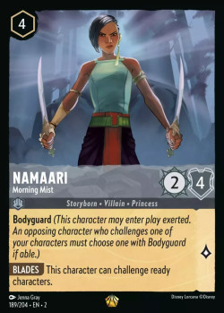 Disney Lorcana Trading Card Game Rise of the Floodborn NAMAARI Morning Mist