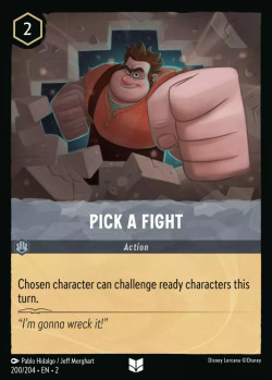 Disney Lorcana Trading Card Game Rise of the Floodborn PICK A FIGHT