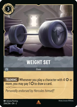 Disney Lorcana Trading Card Game Rise of the Floodborn WEIGHT SET