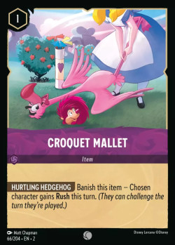 Disney Lorcana Trading Card Game Rise of the Floodborn CROQUET MALLET